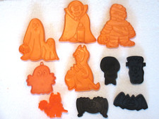 LOTE CORTADORES DE BISCOITOS WILTON CHILTON HALLOWEEN MÚMIA FANTASMA DIABO FRANKENSTEIN comprar usado  Enviando para Brazil