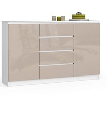 AKORD KOMODA K160 2D 4SZ CLP CAPPUCCINO POŁYSK, używany na sprzedaż  PL