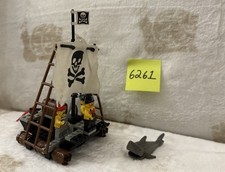 Vintage Lego Piraci 6261 Raft Raiders (kompletny BEZ instrukcji) Brakujące czarne sznurki na sprzedaż  Wysyłka do Poland