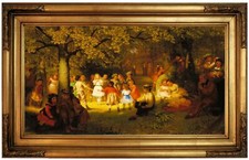 Festa de piquenique marrom na floresta 1872 moldura de madeira impressão em tela repro 12x22 comprar usado Festa de piquenique marrom na floresta 1872 moldura de madeira impressão em tela repro 12x22 comprar usado  Enviando para Brazil