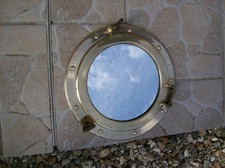 Miroir hublot laiton d'occasion  Saint-Nicolas-d'Aliermont
