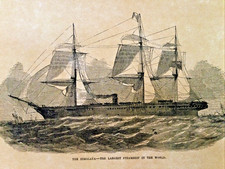 Vtg prints steamships for sale  Atascadero