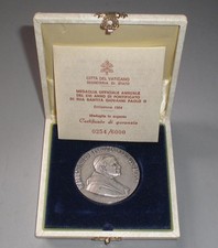 Medaglia annuale ufficiale usato  Italia