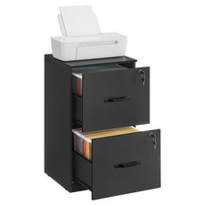 2 Drawers File Cabinet with Lock, Printer Stand, Office Filing Cabinet Organi... comprar usado  Enviando para Brazil