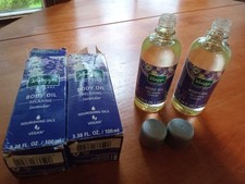 Óleo corporal relaxante de lavanda Kneipp 3,38 oz par de 2 novos frascos abertos comprar usado  Enviando para Brazil