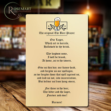 Original beer prayer for sale  THORNTON-CLEVELEYS