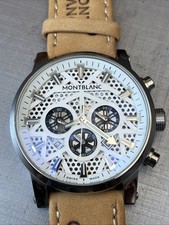 Usado, Montblanc Timewalker cronógrafo relógio de quartzo aço inoxidável - Vendedor dos EUA comprar usado Usado, Montblanc Timewalker cronógrafo relógio de quartzo aço inoxidável - Vendedor dos EUA comprar usado  Enviando para Brazil