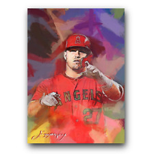 Mike trout art for sale  Richland