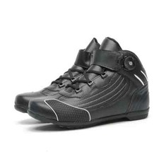 Botas masculinas de couro para motocross impermeáveis sapatos de motocicleta botas de tornozelo para passeio de rua comprar usado  Enviando para Brazil