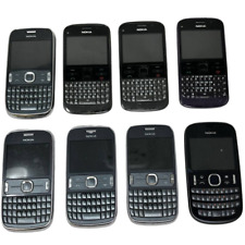 Lote de 8 Celulares Nokia Asha 201 302 E5 QWERTY Teclado Câmera Bluetooth 3G comprar usado  Enviando para Brazil