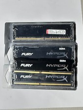 Usado, 16GB (4 x 4GB) Kingston HyperX Fury Black DDR4 2400MHZ Desktop Ram HX424C15FB/4 comprar usado  Enviando para Brazil