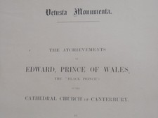 Vetusta monumenta edward for sale  HUNSTANTON