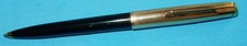 CANETA ESFEROGRÁFICA VINTAGE PARKER 51 PRETA + TAMPA DE OURO LAMINADA 12K - MUITO FINA comprar usado  Enviando para Brazil