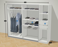 Ikea pax wardrobe for sale  AYLESBURY