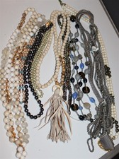 glass necklaces lot beaded for sale  Bainbridge Island