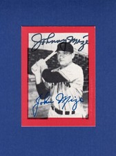 Autograph johnny mize for sale  Edmonds