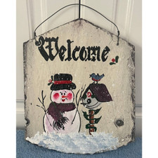 Hand painted welcome for sale  Dayton