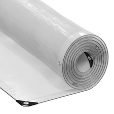 Walplus clear tarpaulin for sale  UK
