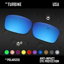 Usado, Lentes de reposição polarizadas antirriscos para turbina Oakley OO9263 opções comprar usado  Enviando para Brazil