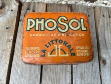 Ancienne boîte publicitaire d'occasion Ancienne boîte publicitaire d'occasion  Prissé