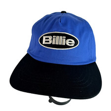 Chapéu Billie Eilish Snap Back dois tons aba plana preto azul Hit Me Hard Merch Novo comprar usado  Enviando para Brazil