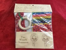 Kit de artesanato vintage por Yours Truly 2 patchwork grinaldas Calico 1974 retrô Natal comprar usado  Enviando para Brazil