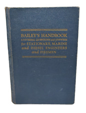 Bailey's Handbook Stationary, Marine, And Diesel - Vintage Engine Book - 1953 comprar usado  Enviando para Brazil