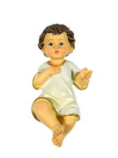 Gesù bambino resina usato  Napoli