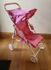 Usado, Boneca American Girl Bitty carrinho de bebê dobrável rosa escuro dobrável APOSENTADO comprar usado  Enviando para Brazil