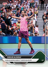 [Presale] Carlos Alcaraz - 2025 Tennis Topps NOW - A King in Queens! na sprzedaż  Wysyłka do Poland