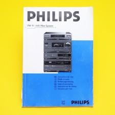 Philips FW91 FW 91 HiFi Mini-System Original Bedienungsanleitung in 6 Sprachen comprar usado  Enviando para Brazil