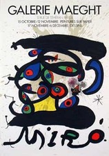 Joan miro peintures d'occasion  Expédié en Belgium