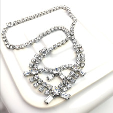 Vintage rhinestone necklace for sale  GLASGOW