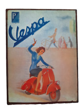 Plaque metal vespa d'occasion  Nîmes