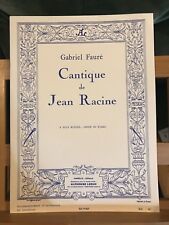 Gabriel fauré cantique d'occasion  Rennes