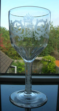 Antique etched glass for sale  GILLINGHAM