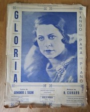 Spartito gloria tango usato  Vigonovo