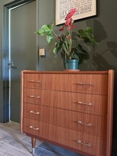 Commode acajou vintage d'occasion  Saint-Just-Saint-Rambert