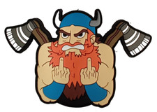 Patch viking militaire d'occasion  Vars