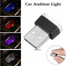 1X Mini USB LED luz interior de carro neon atmosfera lâmpada ambiente acessórios, usado comprar usado  Enviando para Brazil