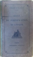 Manuel fortification campagne d'occasion  Paris XV