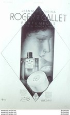 Publicite cosmetique roger d'occasion  Carpentras
