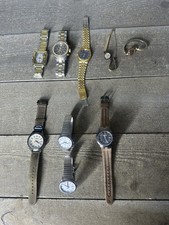 Lote de relógios de quartzo vintage e novo Timex Ecko Gruen Denacci Elgin não testado comprar usado  Enviando para Brazil