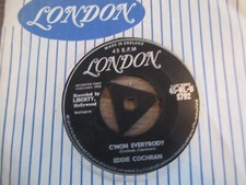 Eddie cochran..c mon for sale  KING'S LYNN
