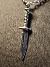Halskette silber kampfmesser gebraucht kaufen  Weida
