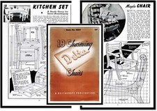 19 Charming Chairs A Deltacraft Publication #4550 DYI Vintage Instruction Plans, usado comprar usado  Enviando para Brazil