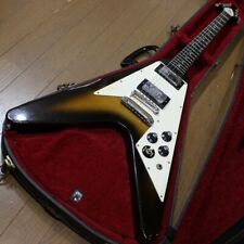 Guitarra elétrica Gibson Flying V original Gold Burst feita nos EUA 1981 corpo sólido, usado comprar usado  Enviando para Brazil