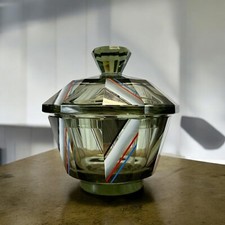 Retro patterned smoked for sale  EASTBOURNE