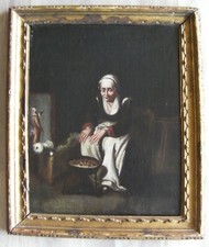 Oil canvas 18th d'occasion  Expédié en Belgium