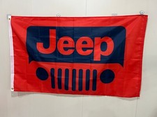 Logotipo Jeep Wrangler em caminhão offroad vermelho 3x5 pés Decoração de carro com bandeira, usado comprar usado  Enviando para Brazil